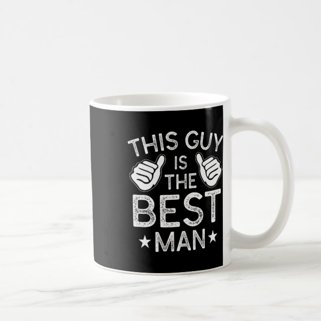 Mug Témoin de mariage garçons d'honneur drôle de maria (Droite)
