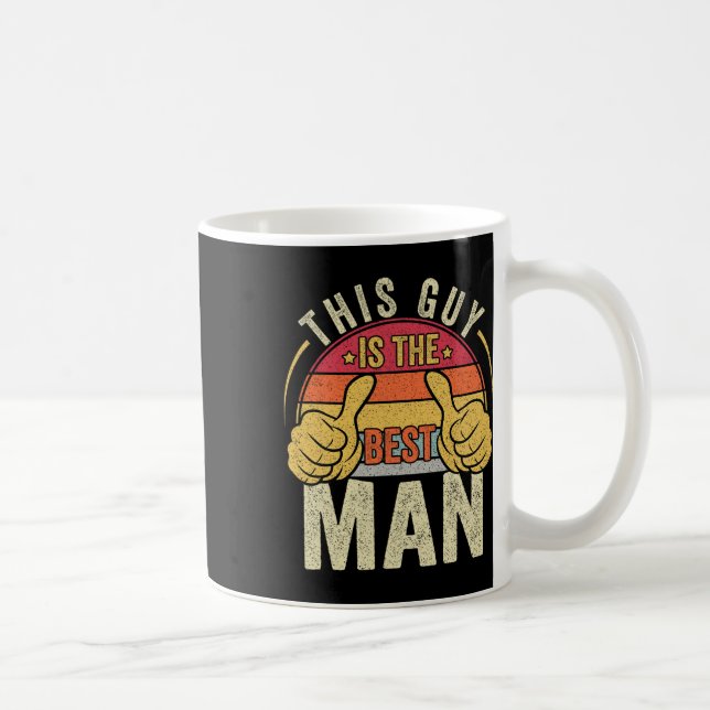 Mug Témoin rétro mariage garçons d'honneur drôle maria (Droite)