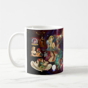 Mug Témoins de fortune Tsiganes Psychiques Art Vintage