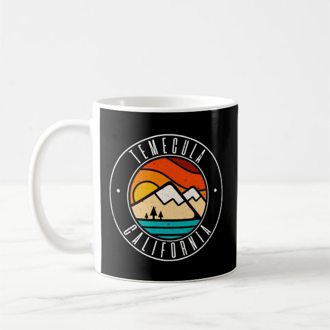 Mug Tempecula California Ca minimaliste (Gauche)
