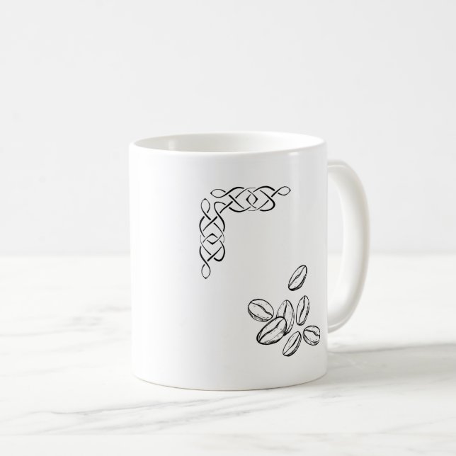 Mug Temper irlandais, attitude viking, sorcière à la c (Devant droit)