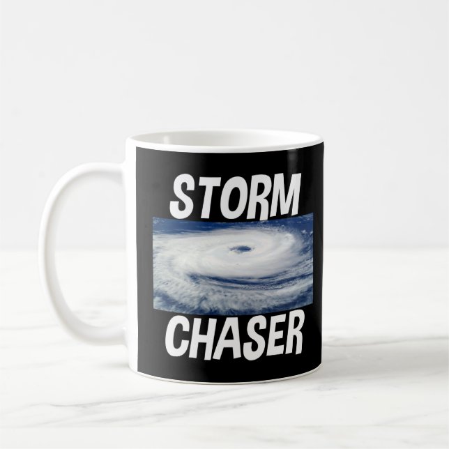 Mug Tempête Chaser ouragan Image météorologique (Gauche)