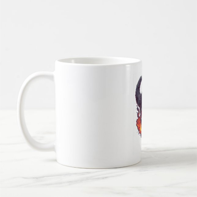 Mug Tempête de feu de crâne de démon (Gauche)