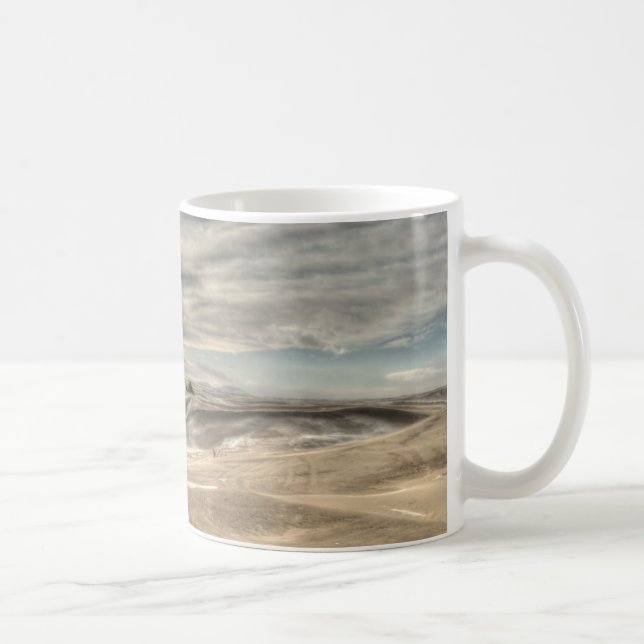 Mug Tempête de neige sur les dunes (Droite)