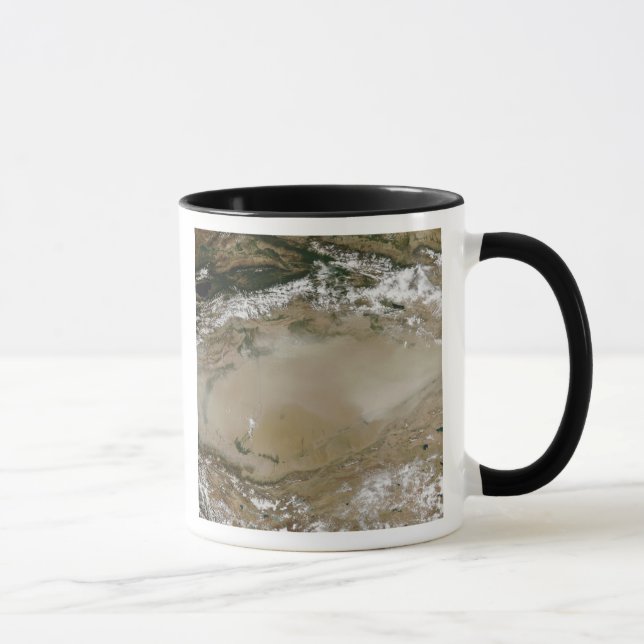 Mug Tempête de poussière dans le désert de Taklimakan, (Droite)