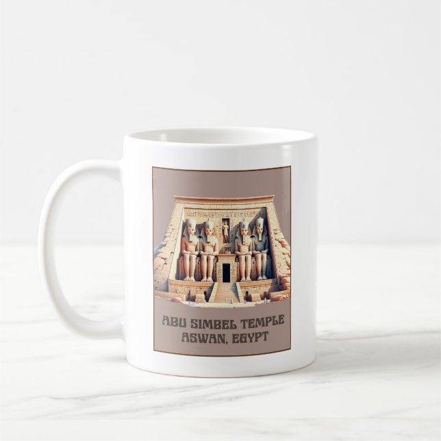 Mug Temple Abu Simbel à Assouan, Egypte (Gauche)