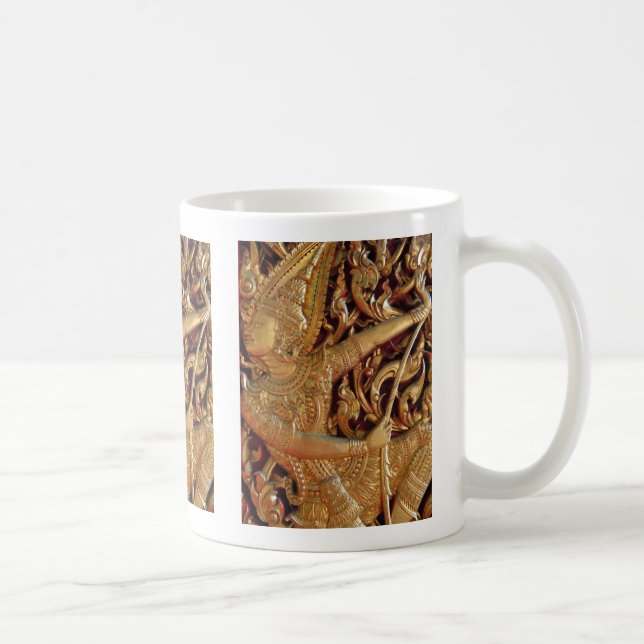 Mug Temple bouddhiste thaïlandais Détail (Droite)