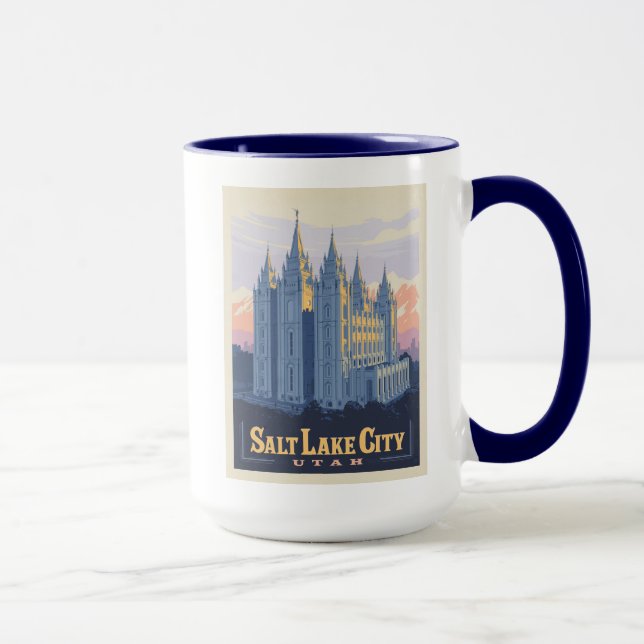 Mug Temple de Salt Lake | Salt Lake City, Utah (Droite)