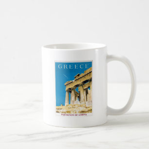 Mug Temple du Parthénon de la Grèce Vintage voyage Ath