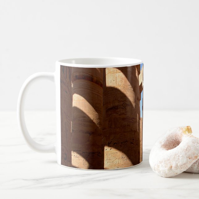Mug Temple Karnak - Louxor, Egypte (Avec donut)