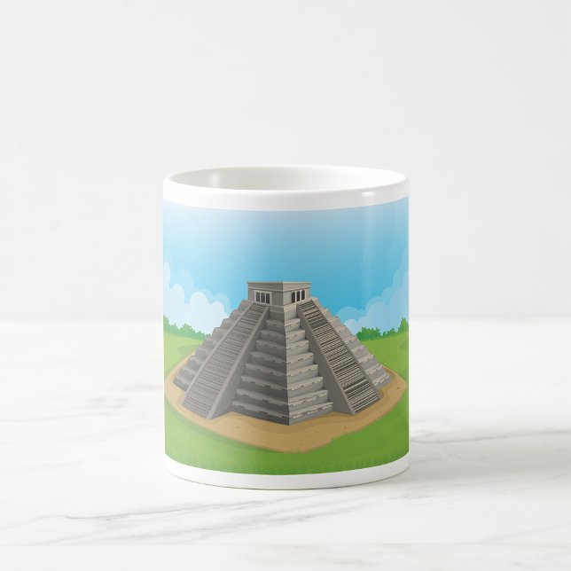 Mug Temple maya ancien Pyramide de Chichen Itza (Créateur téléchargé)