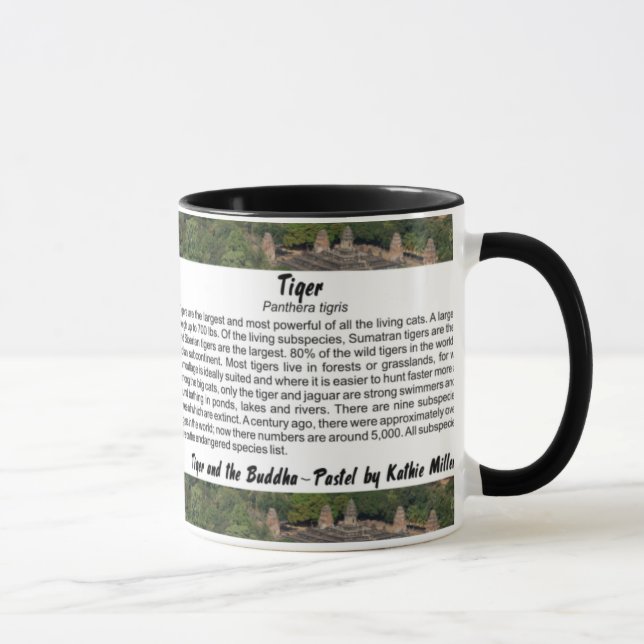 Mug Temple tigre et bouddhiste (Droite)