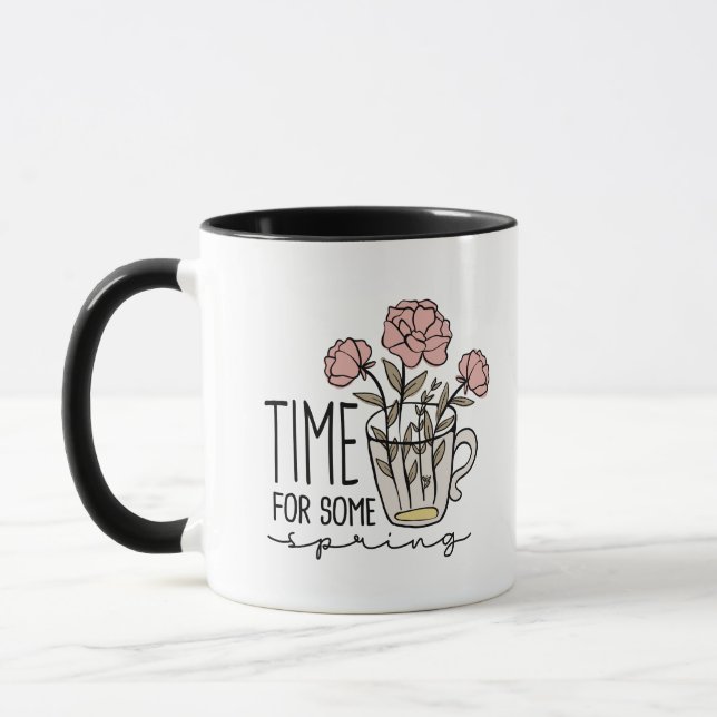 Mug Temps Charmant et Délicat pour des Fleurs Printani (Gauche)