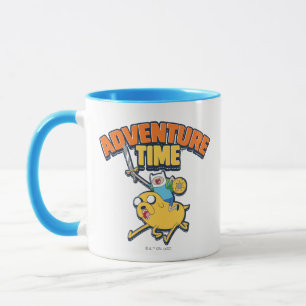 Mug Temps d'aventure   Finn Riding Jake