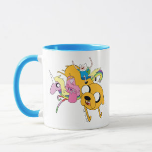 Mug Temps d'aventure   Lady, Bubblegum, Finn & Jake