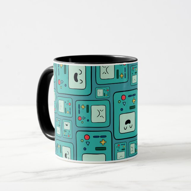 Mug Temps d'aventure | Motif BMO (Devant gauche)