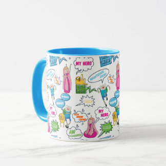 Mug Temps d'aventure | Motif d'appel de caractères