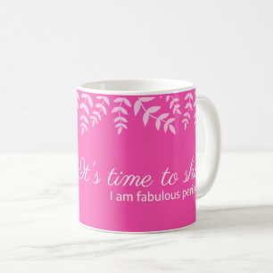 Mug Temps de brillance : Citation motivante