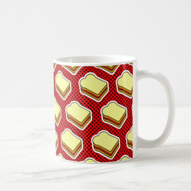 Mug Temps de gelée de beurre d'arachide - gelée de (Droite)