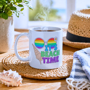 Mug Temps de plage coloré