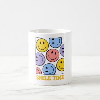 Mug Temps de sourire, sourire coloré Emoji