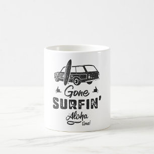 Mug Temps de surf passé Aloha