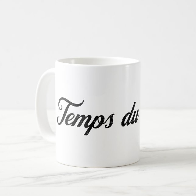 Mug Temps du Cafe - Le temps du café (Devant gauche)