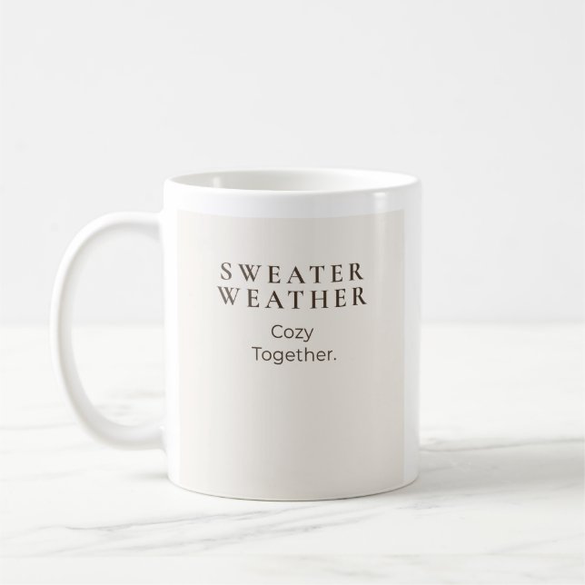 Mug Temps du Pull Cozy Ensemble  (Gauche)