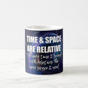 Mug TEMPS ET ESPACE Famille Drôle Science Citation