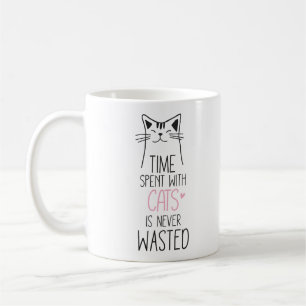 Mug Temps passé avec des chats