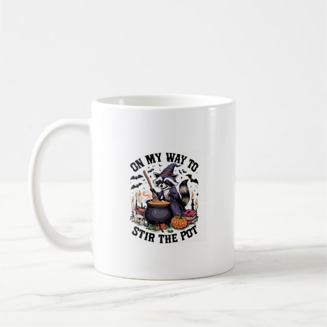 Mug Temps Rétro Pour Remuer Le Pot Drôle De Sorcière D (Gauche)