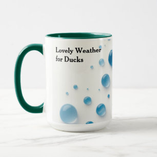 Mug Temps sur mesure charmant pour les canards aquarel
