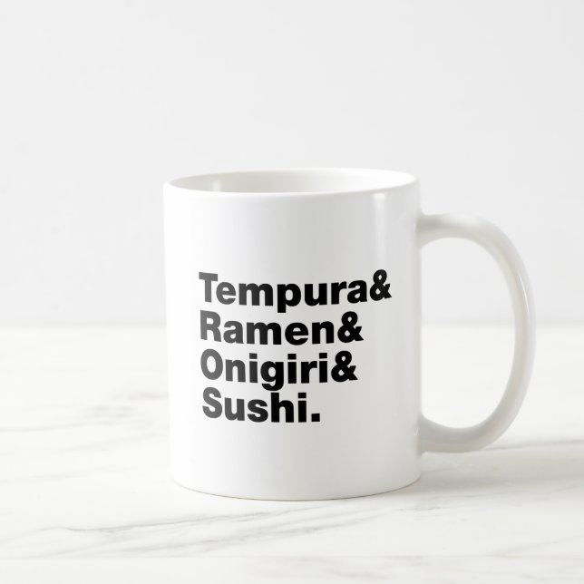 Mug Tempura & Ramen & Onigiri & Sushi. (Droite)