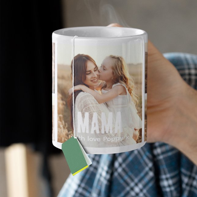 Mug Tendance 5 Collage Photo Maman (Créateur téléchargé)