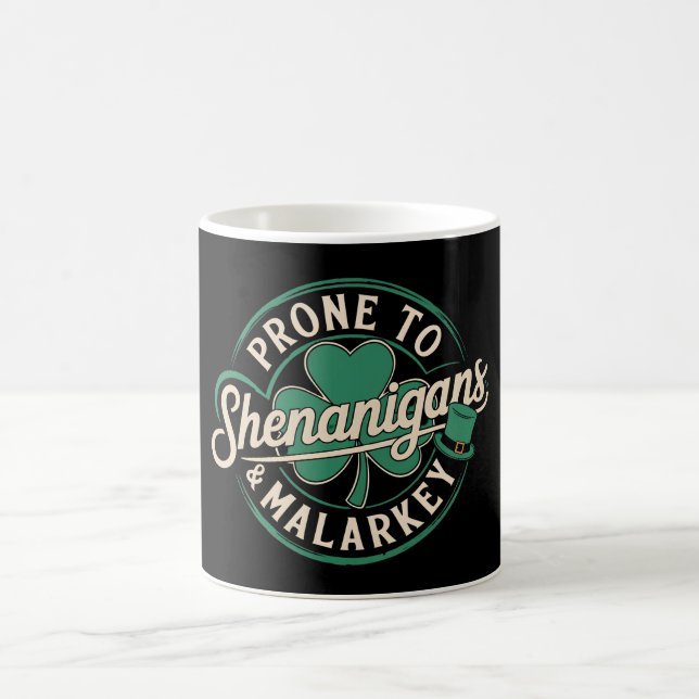 Mug Tendance aux farces et au baratin de la Saint-Patr (Centre)