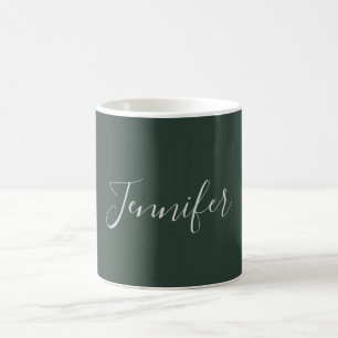 Mug Tendance Celtique Vert Gris Moderne Ajouter Votre