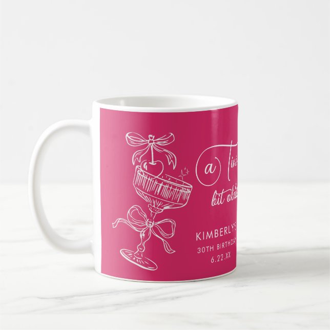 Mug Tendance Cocktail Un Peu Plus Âgé 30e Anniversaire (Gauche)