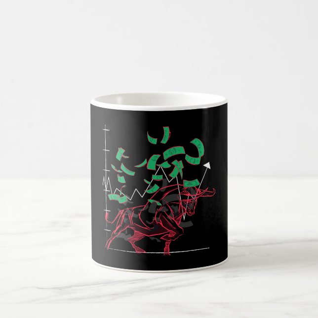 Mug Tendance haussière du marché boursier (Centre)