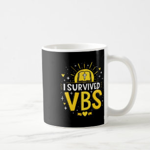 Mug Tendance J'ai Survécu Vbs École Biblique De Vacanc