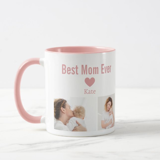 Mug Tendance Moderne Maman Meilleure Maman Garder en S (Gauche)