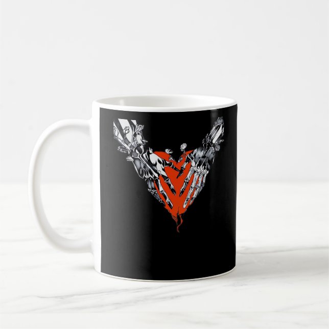 Mug Tenir le coeur classique (Gauche)