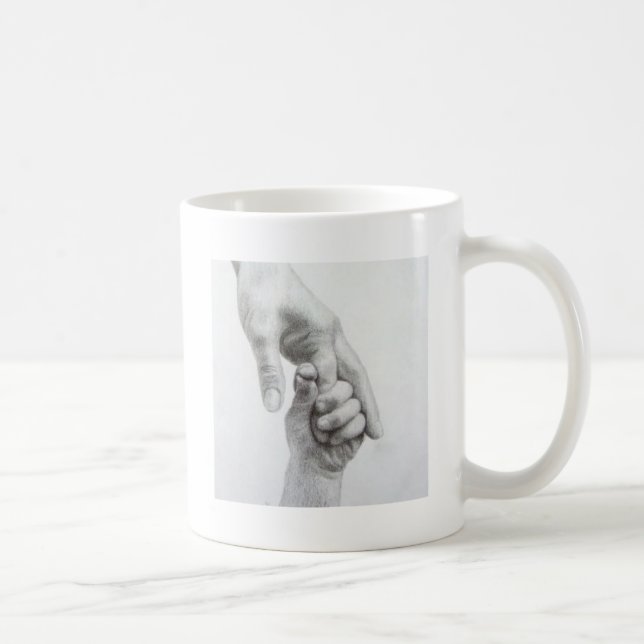 Mug Tenir les mains (Droite)