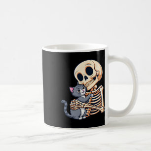 Mug Tenir Un Chat Cute Halloween Costume Crâne Chat