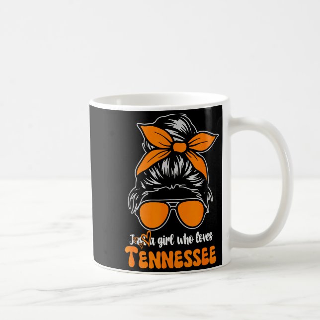 Mug Tennessee Cowgirl Gingham Bun Tn Orange State Wome (Droite)
