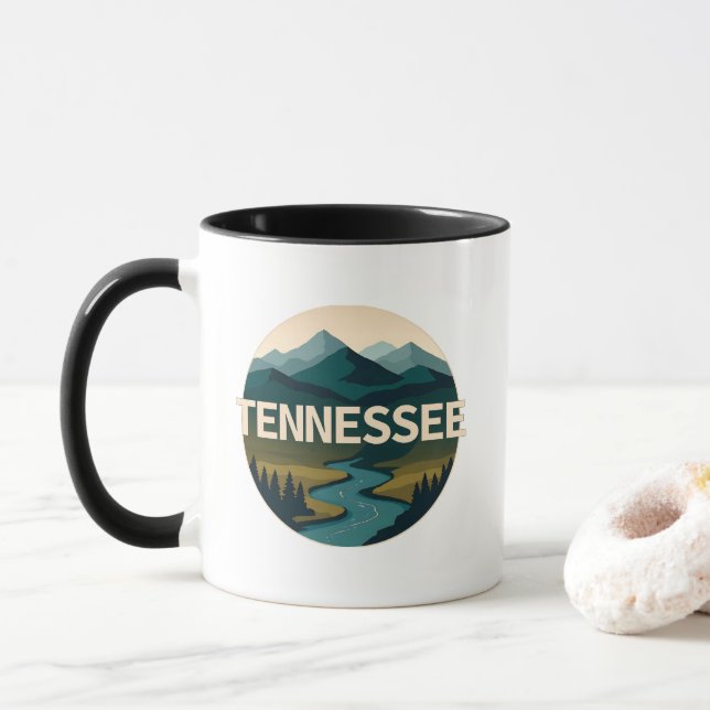 Mug Tennessee États-Unis d'Amérique (Avec donut)