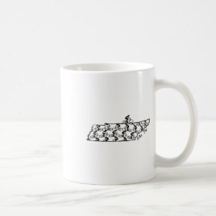 Mug Tennessee Vélo Cyclisme Tn Vélo de Montagne