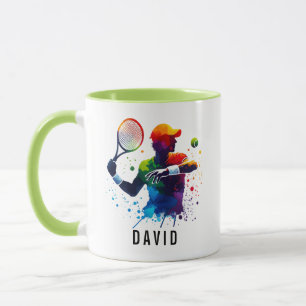 Mug Tennis Amour Personnalisé Joyeuse Journée de Ten
