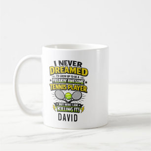 Mug Tennis Amour Personnalisé Joyeuse Journée de Ten