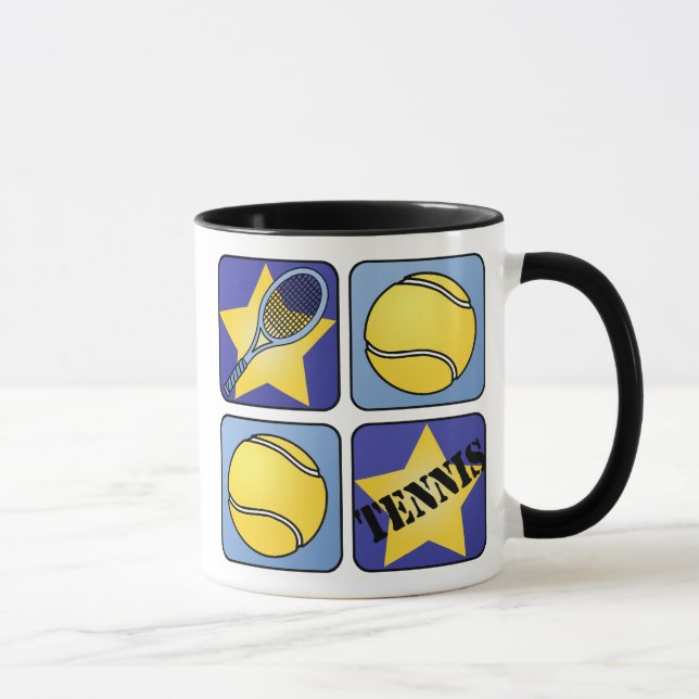 Mug Tennis bleu (Droite)