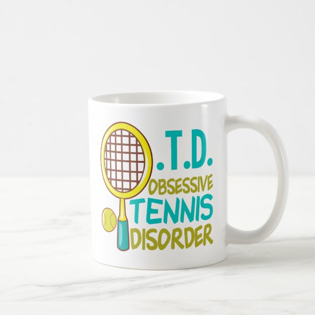 Mug Tennis drôle (Droite)